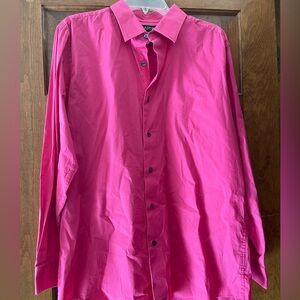 Apt. 9 Fuchsia Slim Fit Shirt